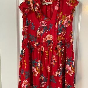 LOFT Petite Floral Shift Dress
